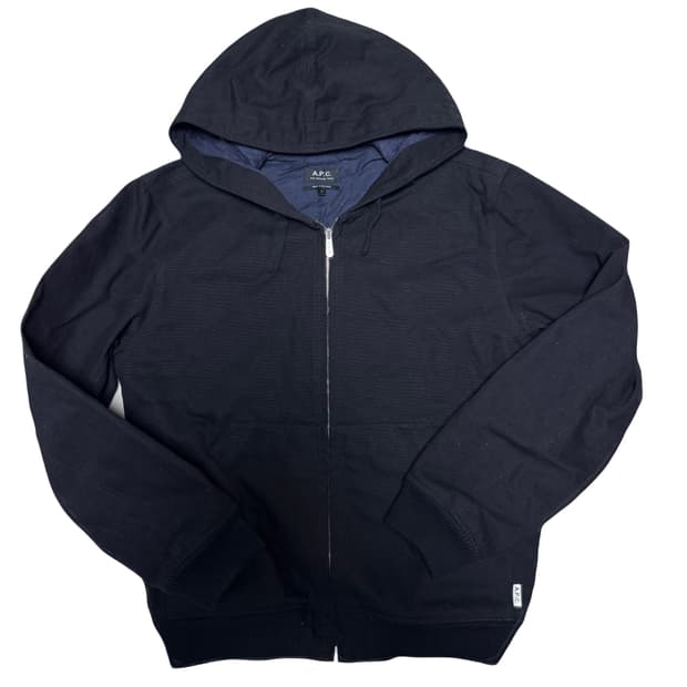 A.P.C. 캔버스 후드집업 자켓