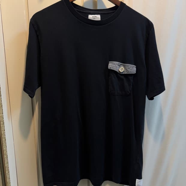 VISVIM CHAMBRAY POCKET T-SHIRT