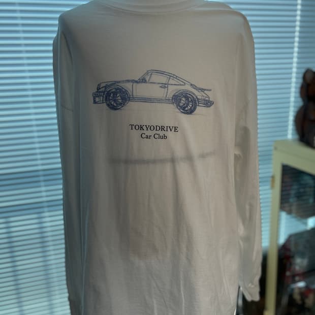 도쿄 드라이브 카 클럽 그래픽 롱슬리브 XL