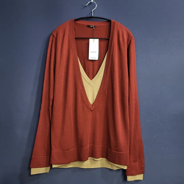 BON 본 레이어드 브이넥(새상품)