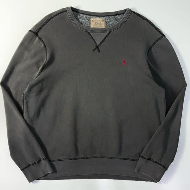 Polo  폴로 랄프로렌 피그먼트 그레이 맨투맨  