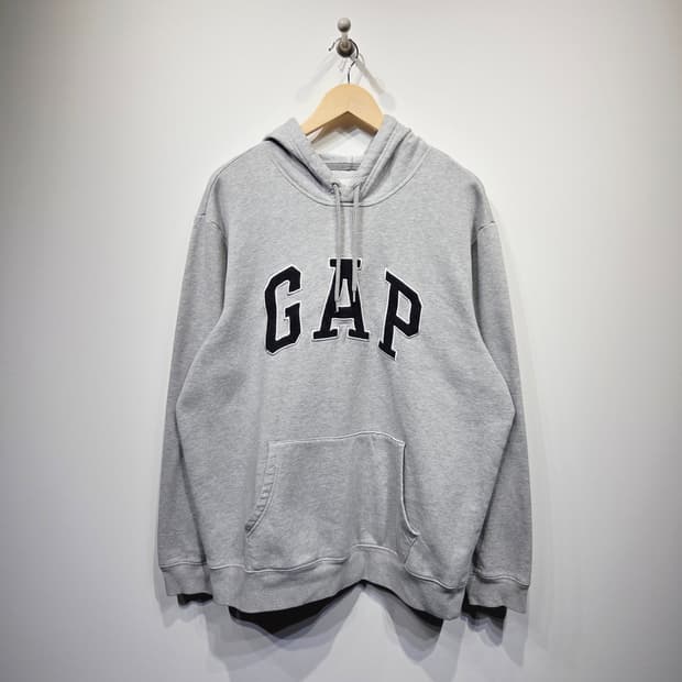 GAP 갭. 남자 기레이 기모 후드티_XL