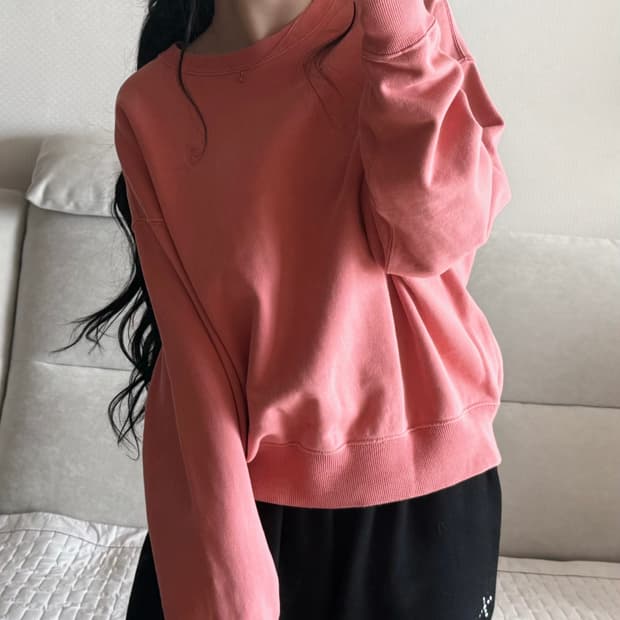 폴로 랄프로렌 핑크 맨투맨 (QR)