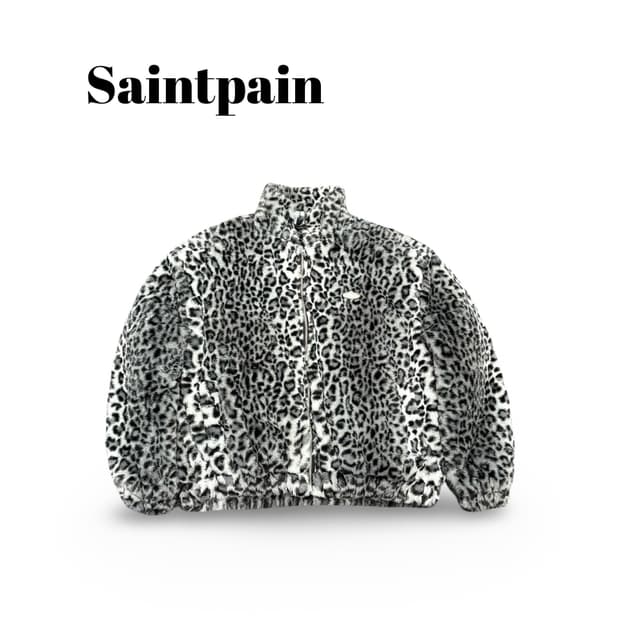 (100)Saintpain 세인트페인 레오파드 퍼 자켓