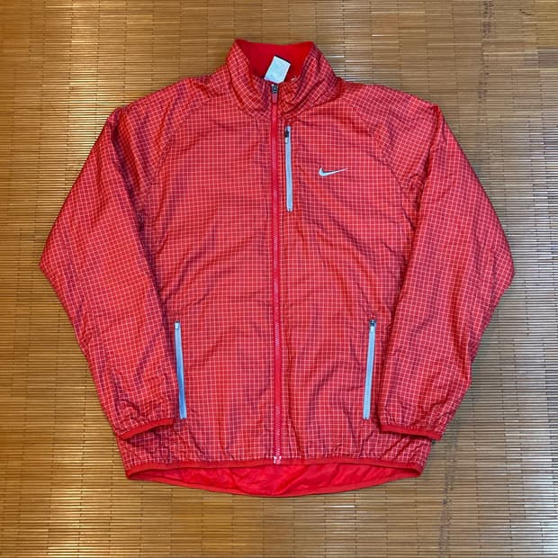 나이키 체크 바람막이