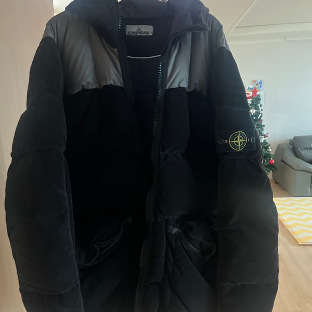 스톤아일랜드 벨벳다운 L