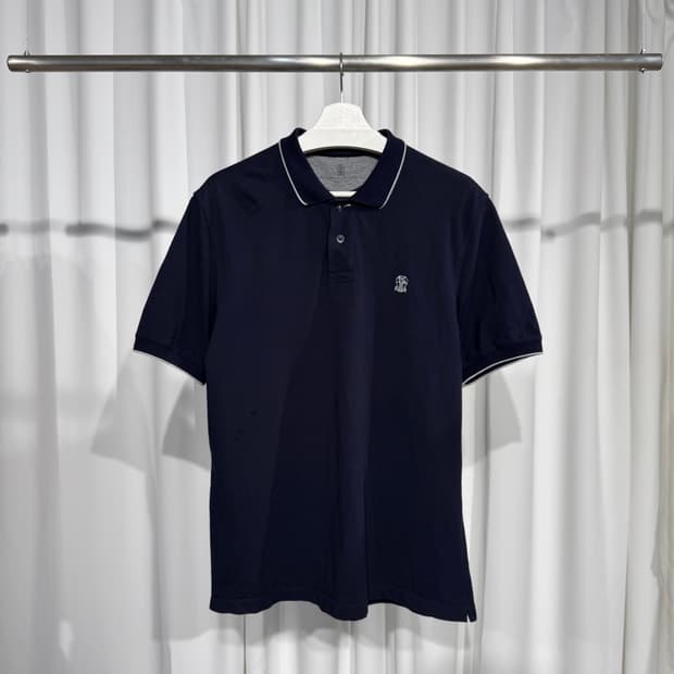 (Xl) 브루넬로 쿠치넬리 코튼 카라티