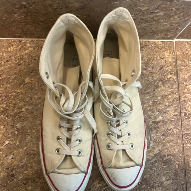 80s 빈티지 컨버스 us11.5 화이트