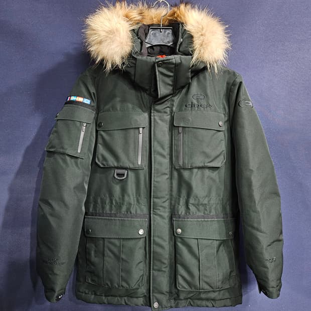 아이더 700필 고어 윈드스토퍼 다크그린 남성 100 구스다운 패딩 