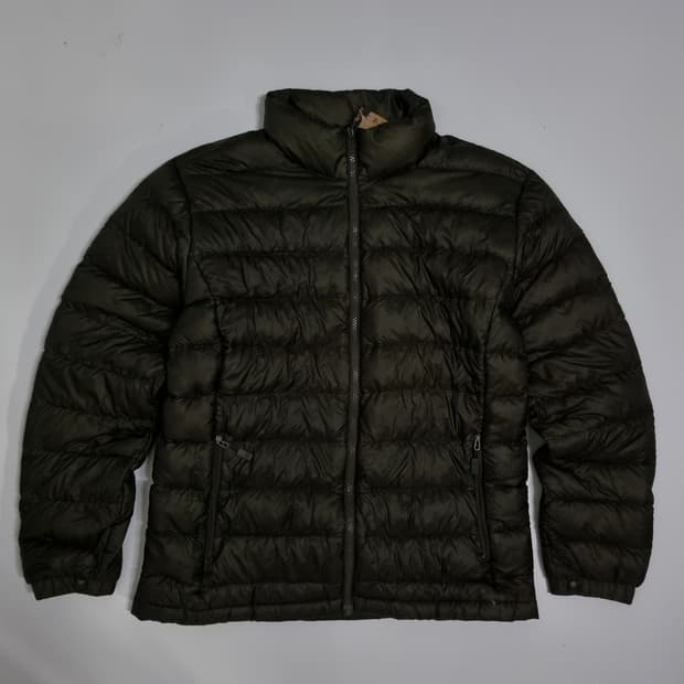 코오롱 경량패딩 카키 