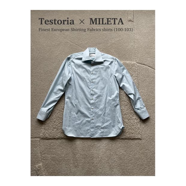 테스토리아 x 밀레타 유로피안 셔링 셔츠 (100-103)