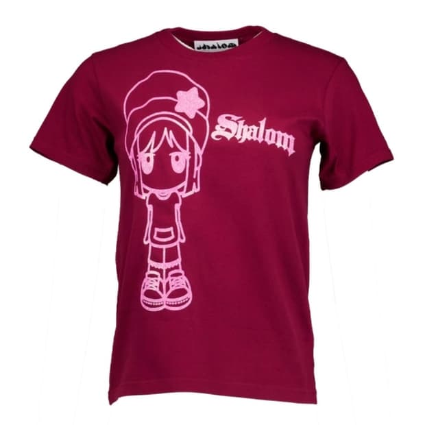 Shalomclub 샬롬클럽 마로 밤 티셔츠 핑크 M 사이즈