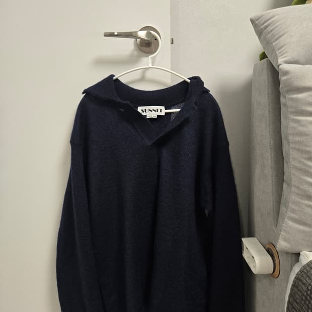 Sunnei 써네이 모헤어 카라 니트 L