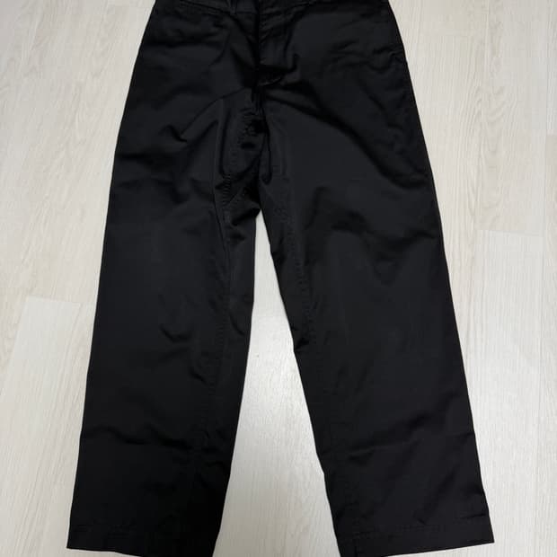 나나미카 25AW 와이드 치노팬츠 블랙