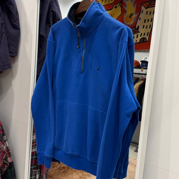 Nuatica 노티카 하프넥 집업 플리스 스웻