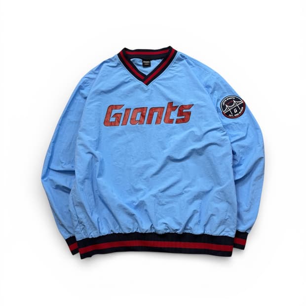 롯데 자이언츠 유니폼 바다 나일론 웜업 