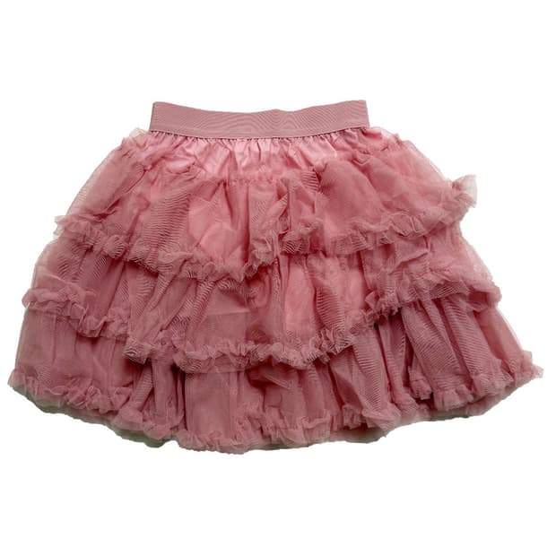 새상품 쉬폰 캉캉 미니스커트 (핑크)