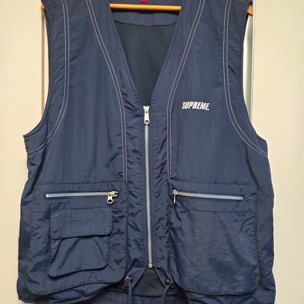 Supreme 나일론 카고 베스트 네이비 L (SS19)슈프림 201