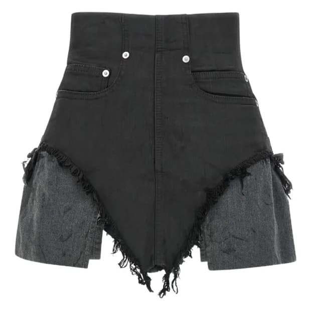Rick owens Drkshdw 릭오웬스 프린지 쇼츠 블랙 s