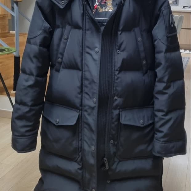 무스너클 알버타 파카 롱패딩 구스다운