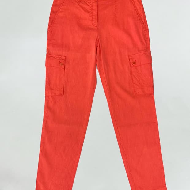 띠어리 린넨 카고 팬츠