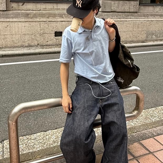 스투시 캔버스 플라이트 백