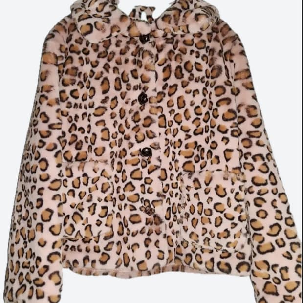 핑크 호퍼 퍼자켓 오네갸루