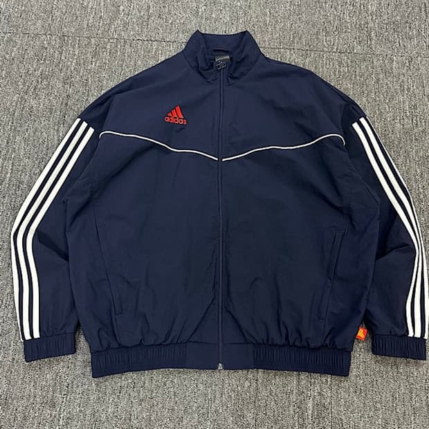 [xl] 아디다스 올드스쿨 네이비 바람막이