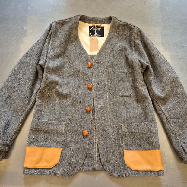 아나크로놈 헤링본 울 자켓