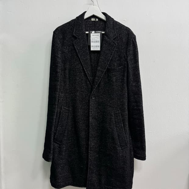 꼼데가르송 옴므 듀 헤링본 코트 L