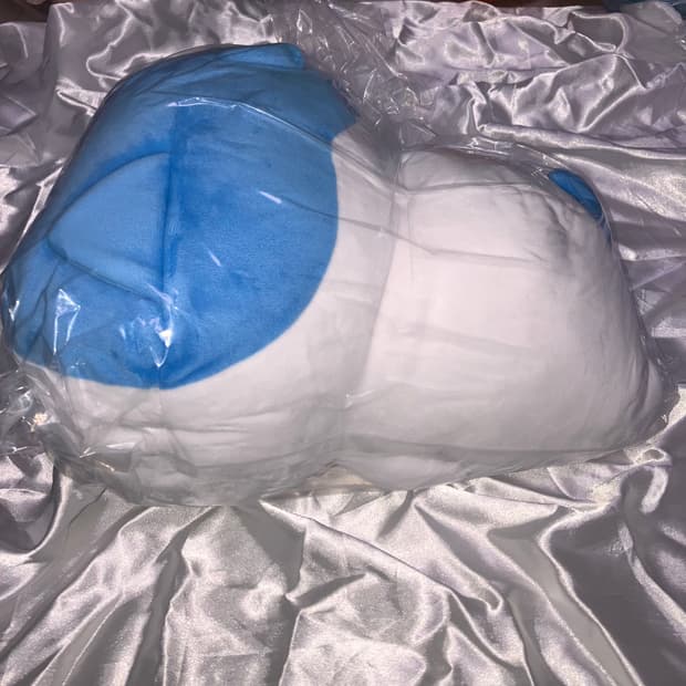 일본 정품 대형 30cm 먼작귀 치이카와 하치와레 엎드린 모찌 인형