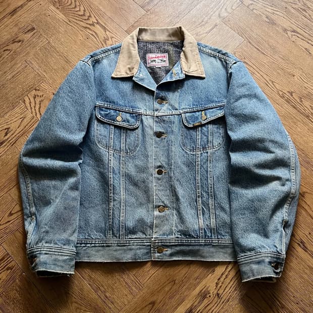 [XL]90's Lee USA 스톰라이더 블랭킷 데님 트러커 자켓 R1