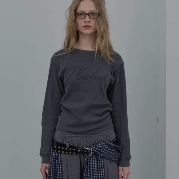 Lcdc 플레이북 와플 티셔츠 그레이 