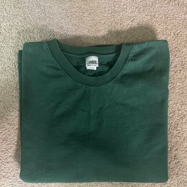 캠버 반팔 XXL 그린