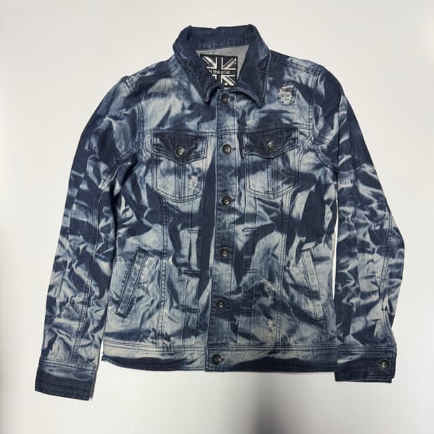 희귀!! In The attic 일본 빈티지 워싱 트러커 데님자켓 M