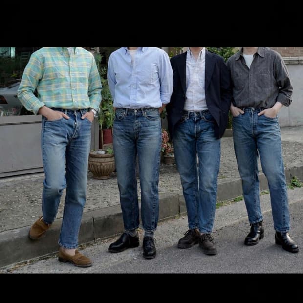 (A급)웨어하우스 1101 2ND-HAND 34사이즈 라이트워시