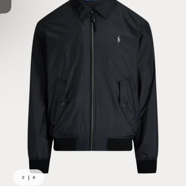 폴로 패커블 발수 재킷 블랙 M