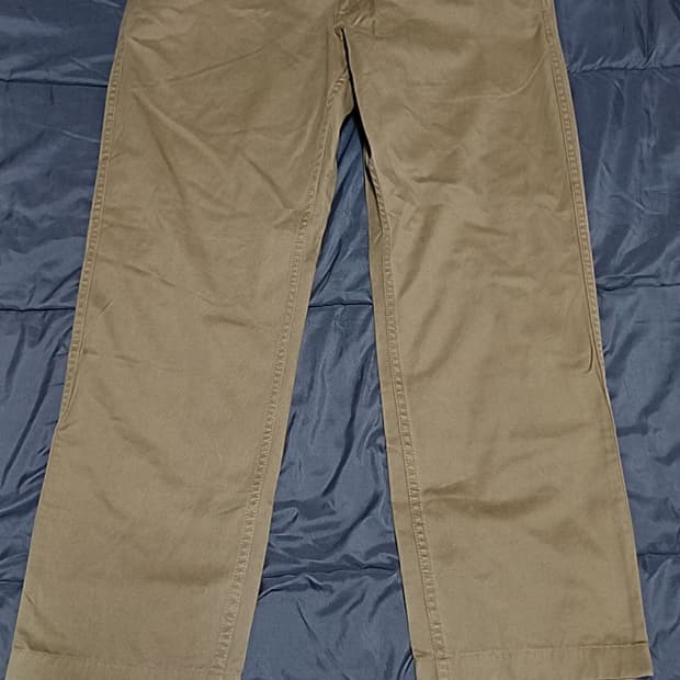 유니클로 면바지 33인치 기장98