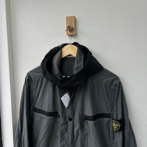 16581 - 스톤아일랜드 가먼트다잉 후드 자켓