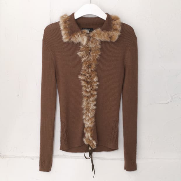 keith) fur knit cardigun