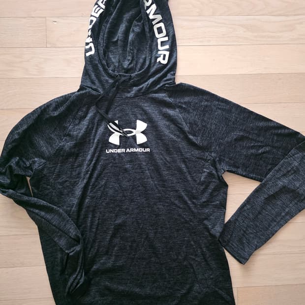 언더아머 프린팅 후드티 운동복