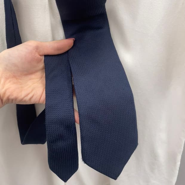 네이비 슬림타이