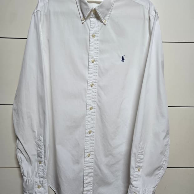 폴로 랄프로렌 남성 화이트 셔츠(L사이즈)
