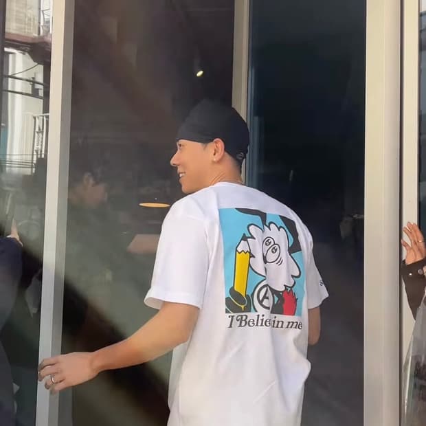 베르디 x 롯데 뮤지엄 베르디 티셔츠 #4 화이트 M사이즈