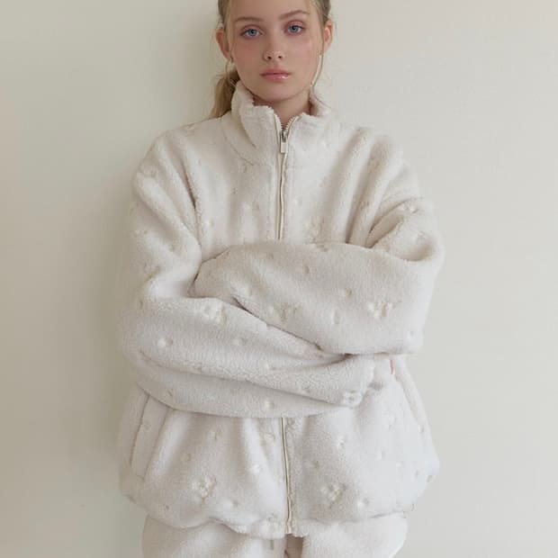 리엘 Soapy flower jumper (ivory)