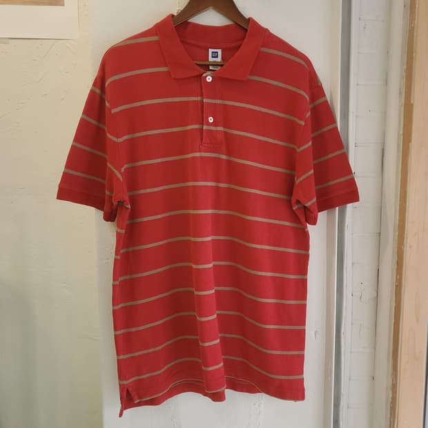 GAP 빈티지 피케 카라티셔츠 XL