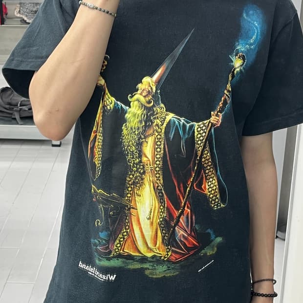 나이키 ACG 위저드 블랙 반팔 티셔츠