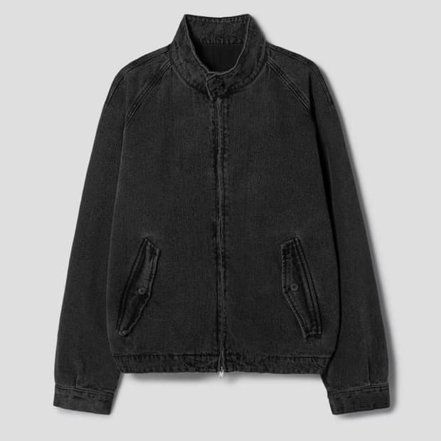 에잇세컨즈 헤비온스 데님 헤링턴 자켓