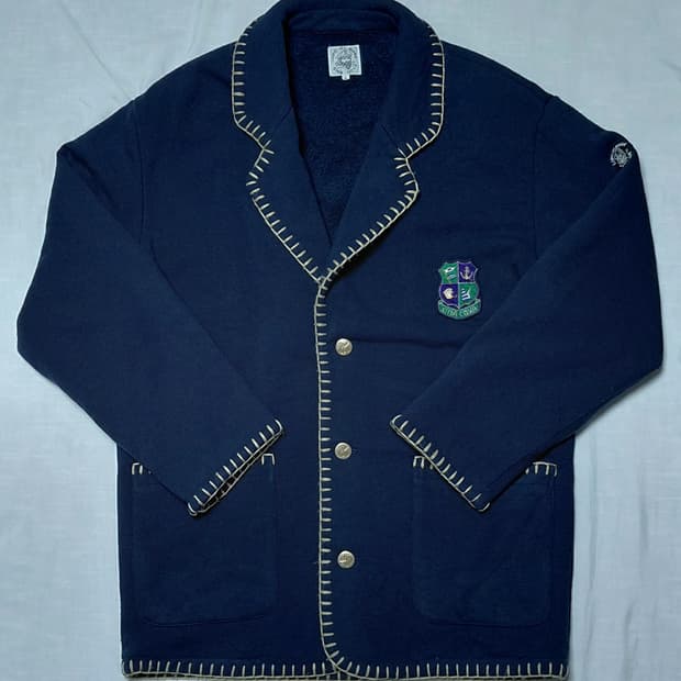 [L] 시나코바(Sina Cova) 빈티지 스티치 블레이저 가디건