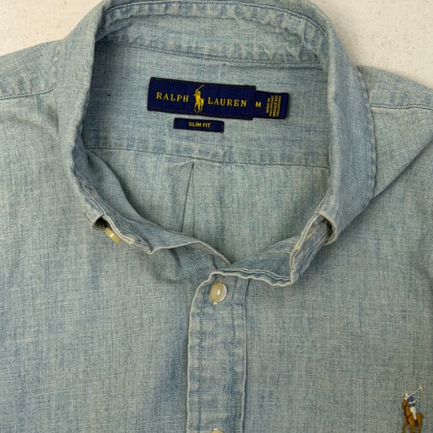 폴로 랄프로렌 데님셔츠 슬림핏 M(100-105정도 거의새상품)